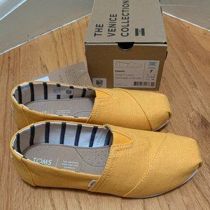 TOMS Alpargata - Gold Fusion Heritage Canvas - Size 7
